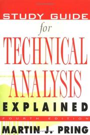 Cover of: Technical Analysis Explained by Martin J. Pring