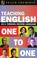 Cover of: Teach Yourself Teaching English as a Foreign/Second Language One to One