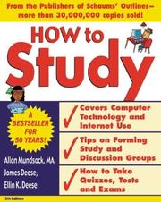 Cover of: How to study: and other skills for success in college