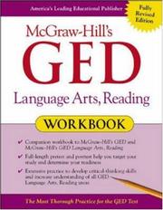 Cover of: McGraw-Hill's GED Language Arts, Reading Workbook by John Reier