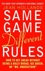 Cover of: Same Game Different Rules   by Jean Hollands