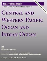 Cover of: Tide Tables 2003 : Central and Western Pacific Ocean and Indian Ocean