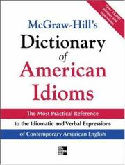 Cover of: McGraw-Hill's dictionary of American idioms and phrasal verbs by Richard A. Spears