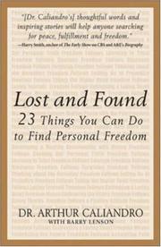 Cover of: Lost and Found  | Arthur Caliandro