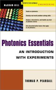 Cover of: Photonics Essentials  | Thomas P. Pearsall