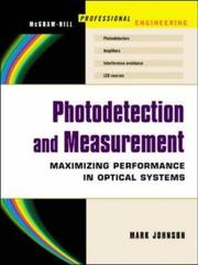 Cover of: Photodetection and Measurement by Mark Johnson, Mark Johnson