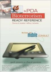 Cover of: Bioterrorism Ready Reference for PDA  by Thomas A. Scaletta, Jeffrey J. Schaider