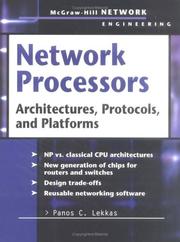 Cover of: Network Processors  by Panos C. Lekkas, Panos C. Lekkas