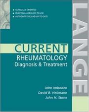 Cover of: CURRENT Rheumatology: Diagnosis & Treatment (LANGE CURRENT Series)