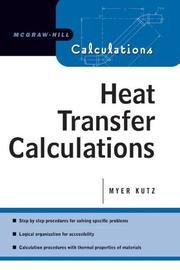 Cover of: Heat Transfer Calculations