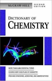 Cover of: Dictionary of Chemistry by McGraw-Hill