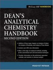 Deans analytical chemistry handbook