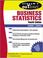 Cover of: Schaum's Outline of Business Statistics Fourth Edition