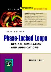 Cover of: Phase-locked loops | Roland E. Best