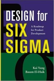 Cover of: Design for Six Sigma : A Roadmap for Product Development