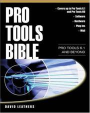 Cover of: Pro Tools bible
