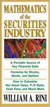 Mathematics of the securities industry