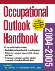 Cover of: Occupational Outlook Handbook 2004-2005 (Occupational Outlook Handbook (Mcgraw))