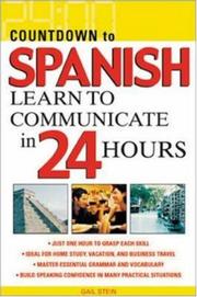Cover of: Countdown to Spanish : Learn to Communicate in 24 Hours