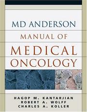 Cover of: The M.D. Anderson manual of clinical oncology