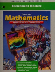 Cover of: Mathematics: Enrichment masters : applications and connections