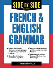 Cover of: Side-By-Side French and English Grammar