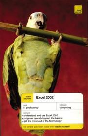 Cover of: Teach Yourself Excel 2002