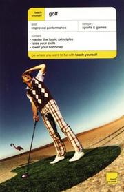 Cover of: Golf by Bernard Gallacher, Bernard Gallacher