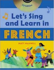 Cover of: Let's Sing and Learn in French