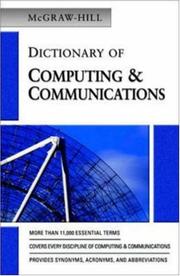 Cover of: McGraw-Hill Dictionary of Computing & Communications by The McGraw-Hill Companies