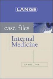 Case files by Eugene C. Toy, John T. Patlan, Philip R. Orlander, Fabrizia Faustinella