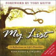 Cover of: My List : 24 Reflections on Life's Priorities