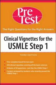 Cover of: Clinical Vignettes for the USMLE Step 1: PreTest Self-Assessment & Review (Pre-Test Basic Science Series)