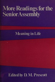 Cover of: More readings for the senior assembly - meaning in life