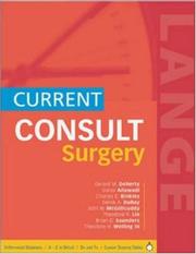 Cover of: CURRENT CONSULT Surgery (Current Consult Series)