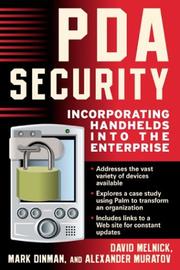 Cover of: PDA Security : Incorporating Handhelds into the Enterprise