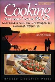 Cover of: Cooking Aboard Your RV by Janet Groene, Janet Groene