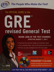 Cover of: The official guide to the GRE revised general test by Educational Testing Service