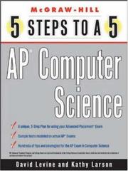 Cover of: 5 Steps to a 5 AP Computer Science (Mcgraw-Hill 5 Steps to a 5)