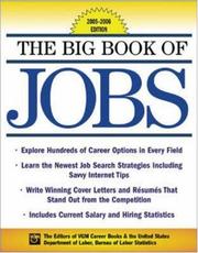 Cover of: The Big Book of Jobs 2005-2006 Edition (Big Book of Jobs) by Editors of VGM