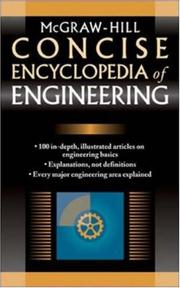 Cover of: McGraw-Hill concise encyclopedia of engineering.