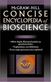 Cover of: McGraw-Hill concise encyclopedia of bioscience.