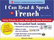 Cover of: I Can Read and Speak in French (Book + Audio CD) (I Can Read and Speak) | Maurice Hazan