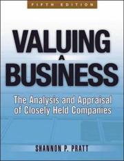 Cover of: Valuing a Business