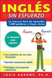 Cover of: Inglés sin esfuerzo (3 CDs + Guide)