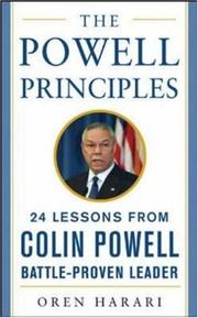 Cover of: The Powell principles | Oren Harari