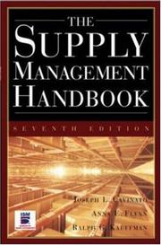 The supply management handbook by Joseph L. Cavinato