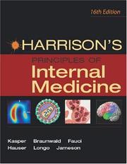 Cover of: Harrison's Principles of Internal Medicine, 16/e Digital Edition by Dennis L. Kasper, Eugene Braunwald, Anthony S. Fauci, Stephen Hauser, Dan L. Longo, J. Larry Jameson