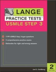 Cover of: Lange practice tests. | Joel S. Goldberg