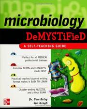 Cover of: Microbiology Demystified by Tom Betsy, James Keogh